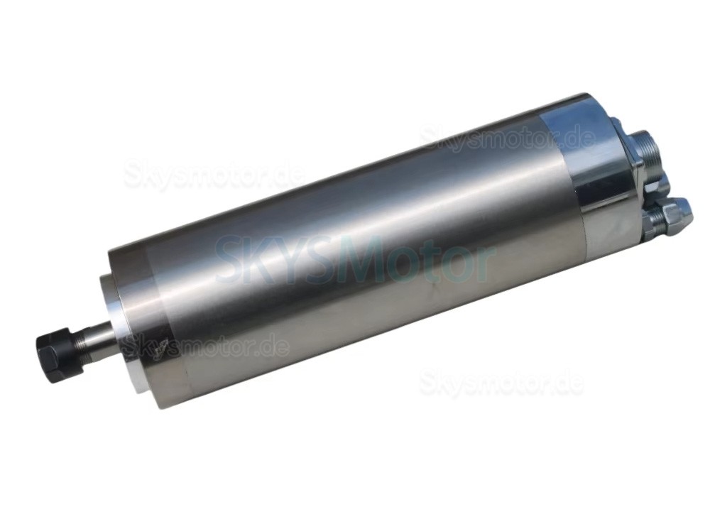 Wassergek&uuml;hlter CNC-Spindelmotor JGD-65C-0.8 kW, 110V/220V, 0,8kW, 24.000U/min, ER11-Spannzange, 400Hz